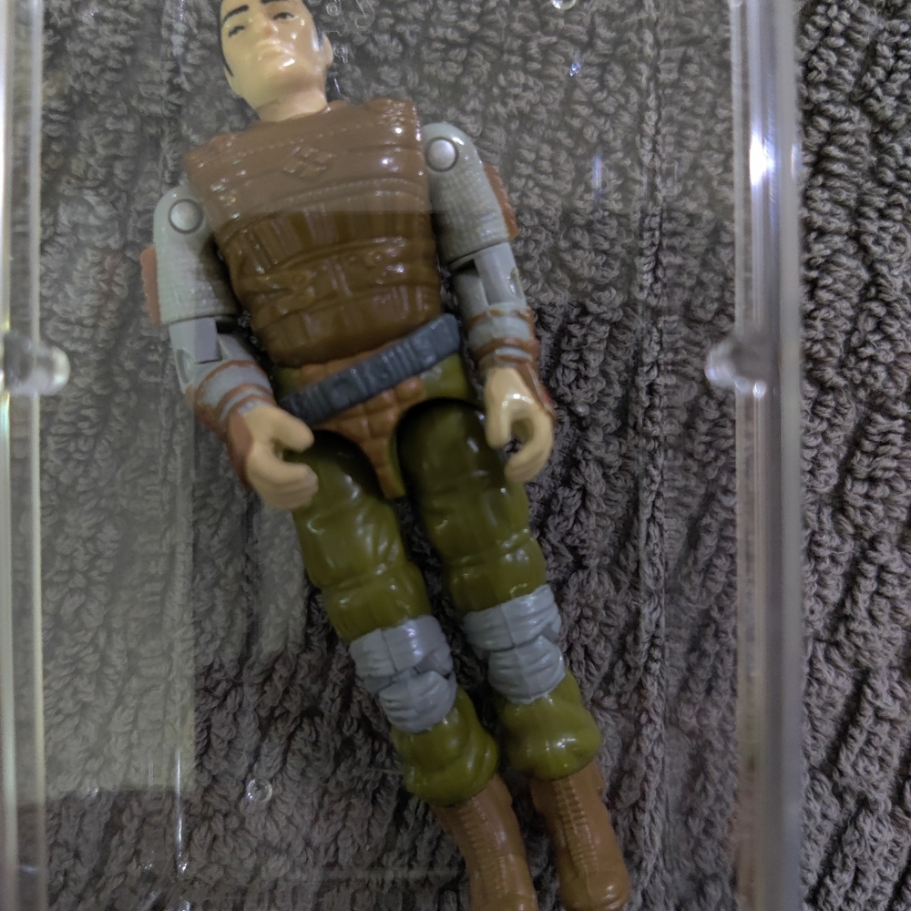 Vintage - 1988 Hasbro G.I. Joe - Budo, Loose Figure in Display Case.